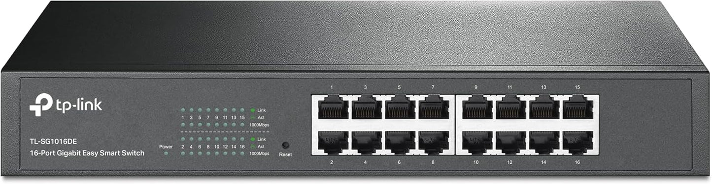 TP-Link TL-SG1016DE 16-Port Gigabit Easy Smart Switch
