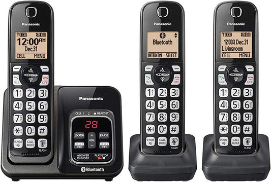 Panasonic KX-TG833SK Link2Cell Bluetooth Cordless Phone