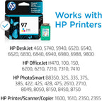 HP 97 Tri-Color Ink Cartridge C9363WN (OEM)