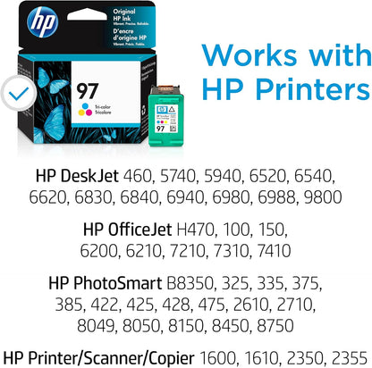 HP 97 Tri-Color Ink Cartridge C9363WN (OEM)