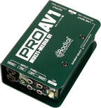 Radial Engineering ProAV1 DI Box Bundle XLR TRS Cables