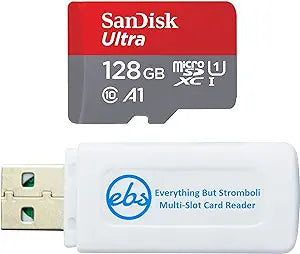 SanDisk 128_TF_Ultra_R6 128GB Micro SD Card + Reader