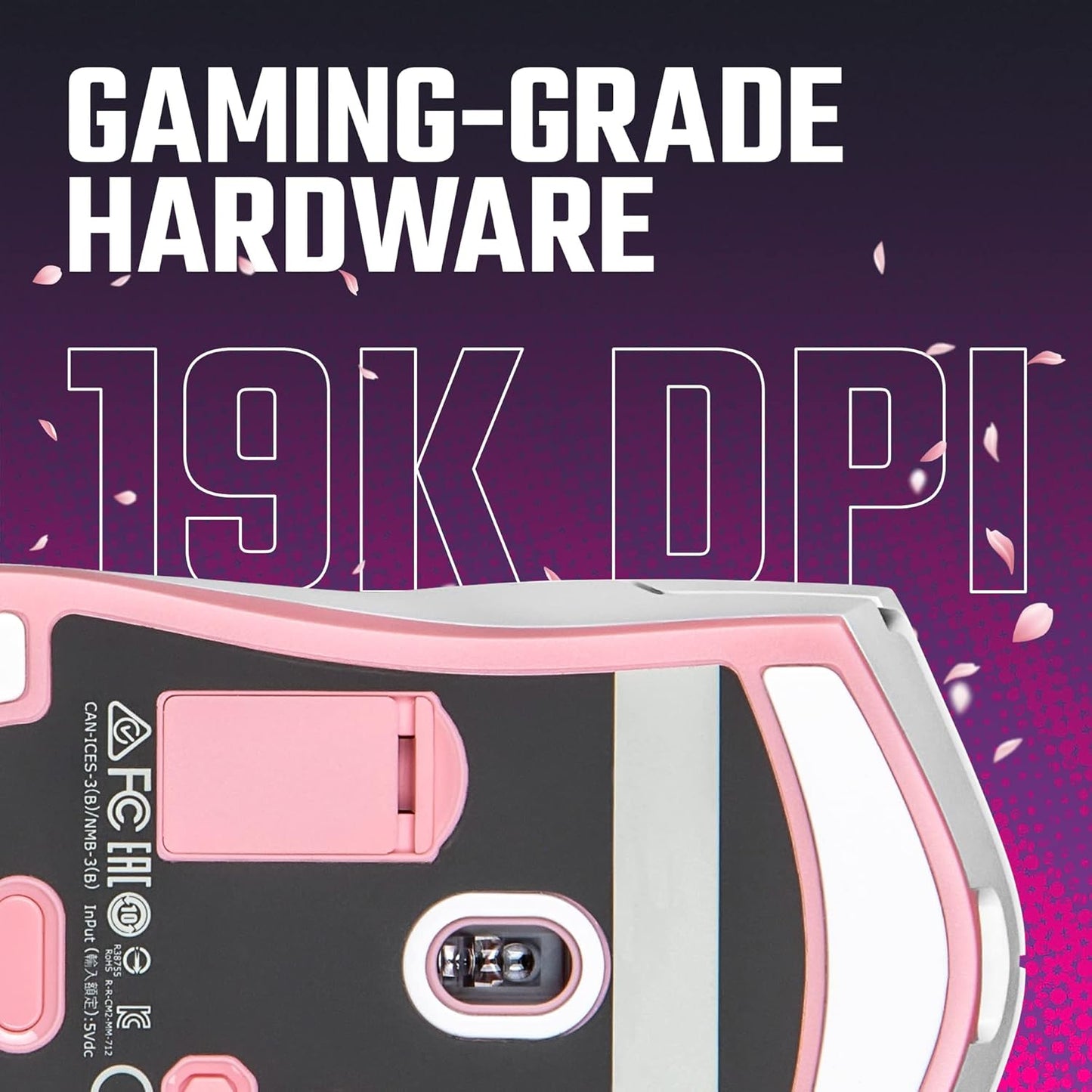 Cooler Master MM-712-WWOH2 Sakura Wireless Gaming Mouse