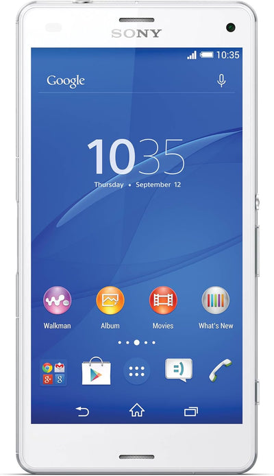 Sony D5803 - WH Xperia Z3 Compact Unlocked Smartphone (White)