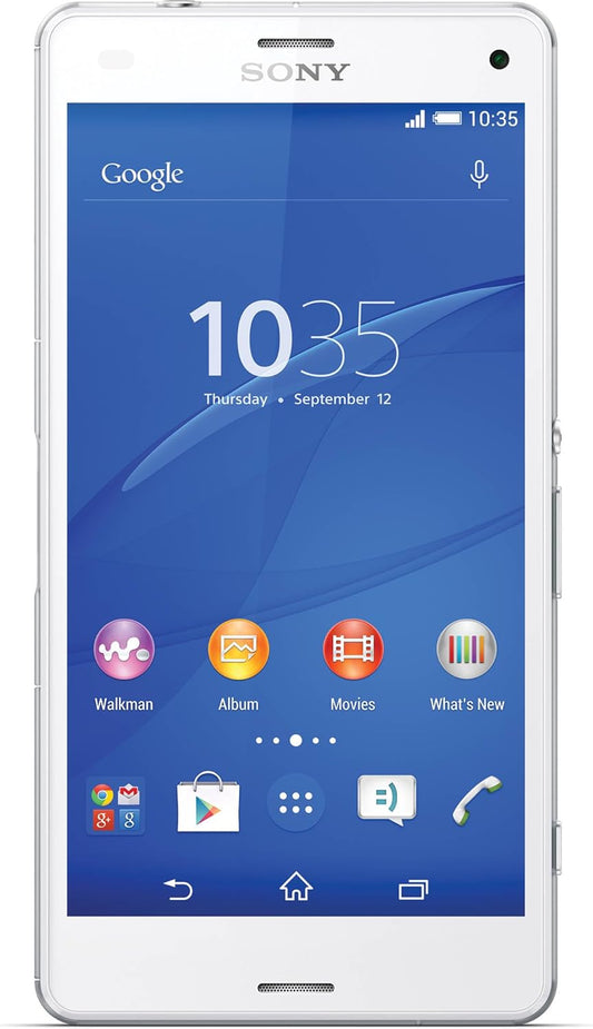 Sony D5803 - WH Xperia Z3 Compact Unlocked Smartphone (White)