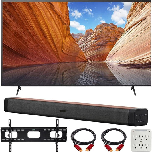 Sony E2SNKD55X80J 55" 4K LED TV Soundbar Bundle