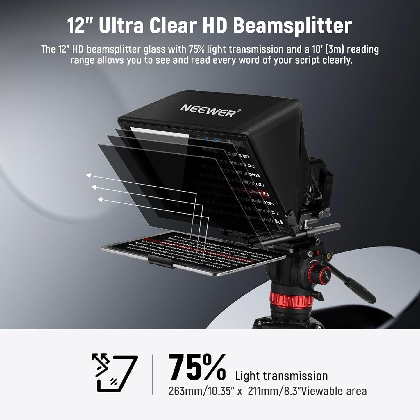 Neewer 10103009 Teleprompter C12 Modular Design