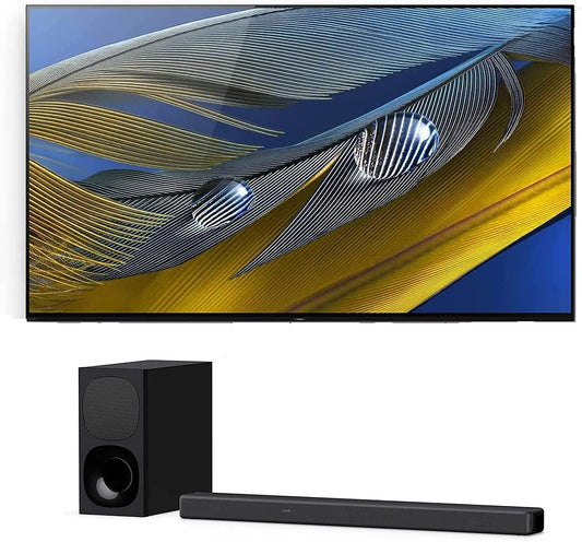 Sony XR-77A80J 77" OLED TV + Soundbar - Used