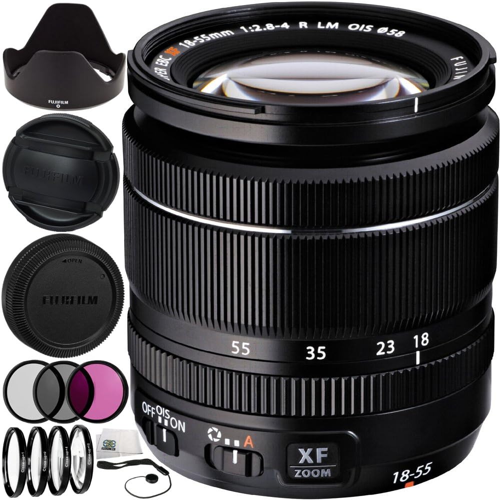 Fujifilm 16276479 XF 18-55mm Lens Kit - f/2.8-4, OIS
