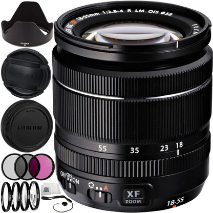 Fujifilm 16276479 XF 18-55mm Lens Kit - f/2.8-4, OIS