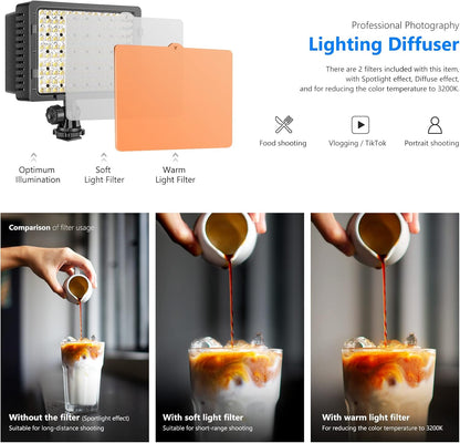 Neewer 40004082 CN-160 LED Dimmable Camera Video Light