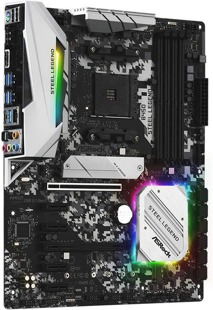 ASRock B450 STEEL LEGEND AM4 ATX Motherboard