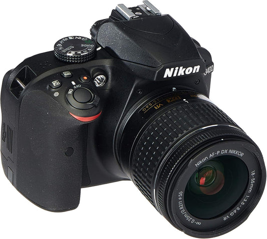 Nikon K-100974-CR D3400 DSLR Camera with 18-55mm Lens (Renewed)