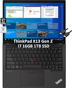 Lenovo ThinkPad X13 Gen 2 i7 Laptop 16GB 1TB SSD