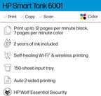 HP Smart Tank 6001 Wireless All-in-One Printer