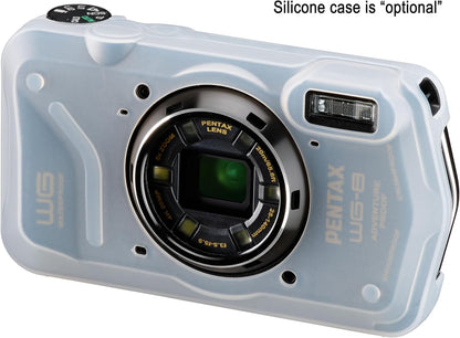 Pentax 01492 WG-8 Black Waterproof Adventure Camera
