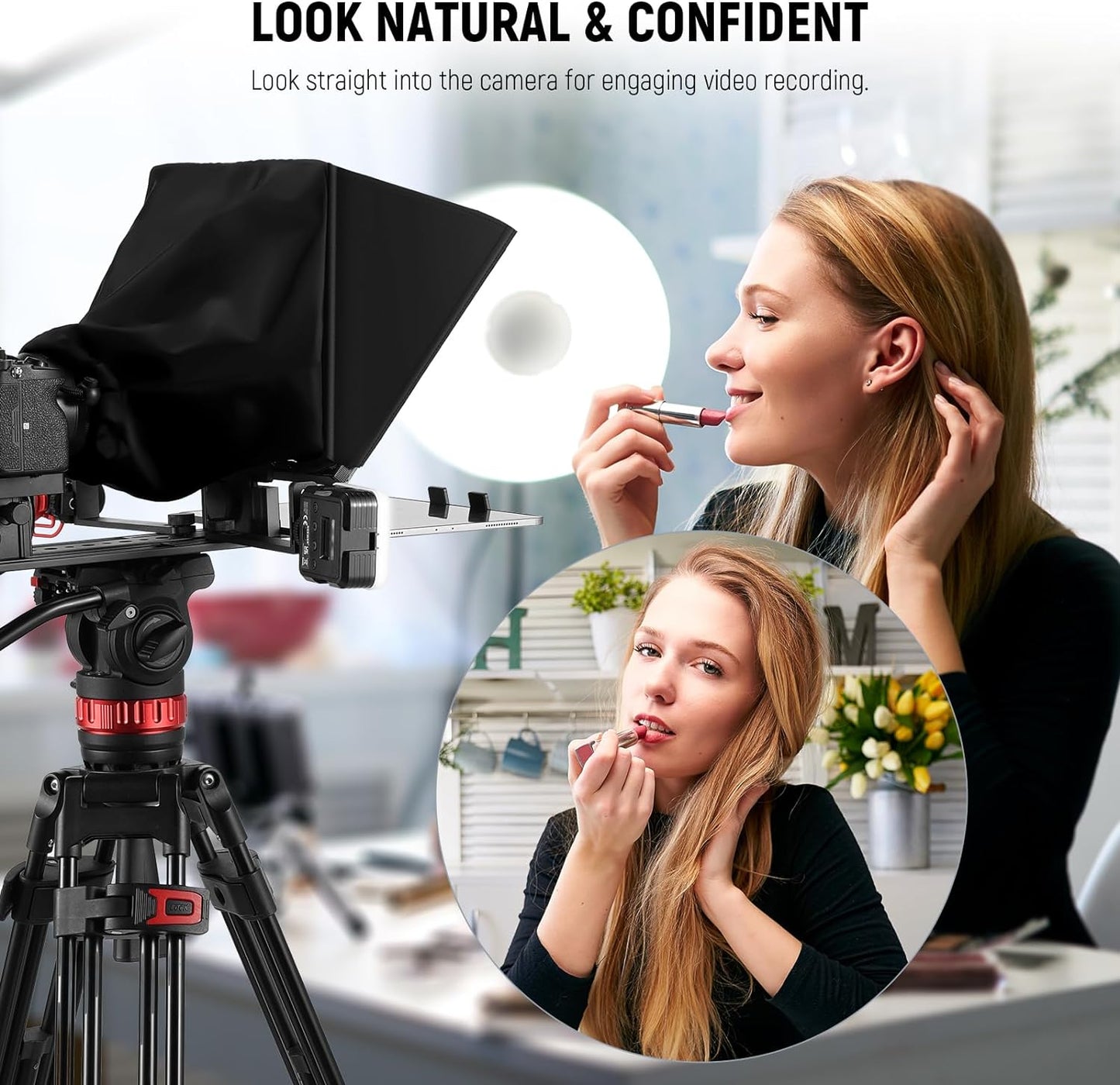 Neewer X14 II 14-inch Teleprompter with QR Plate