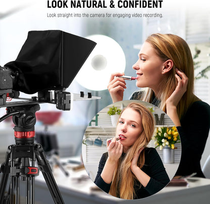 Neewer X14 II 14-inch Teleprompter with QR Plate