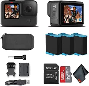 GoPro HERO9 Black 5K Waterproof Action Camera Bundle