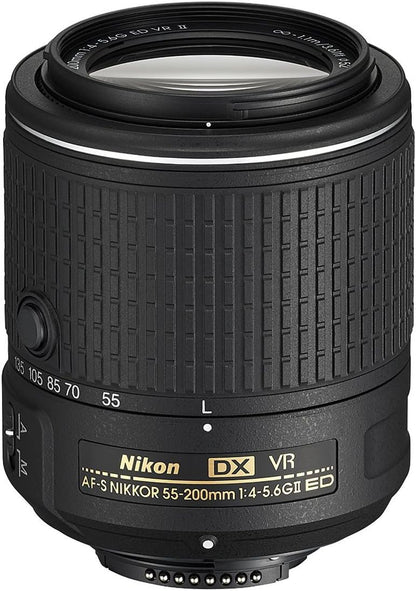 Nikon FBA_K-91112-00-CR 55-200mm VR Zoom Lens Renewed