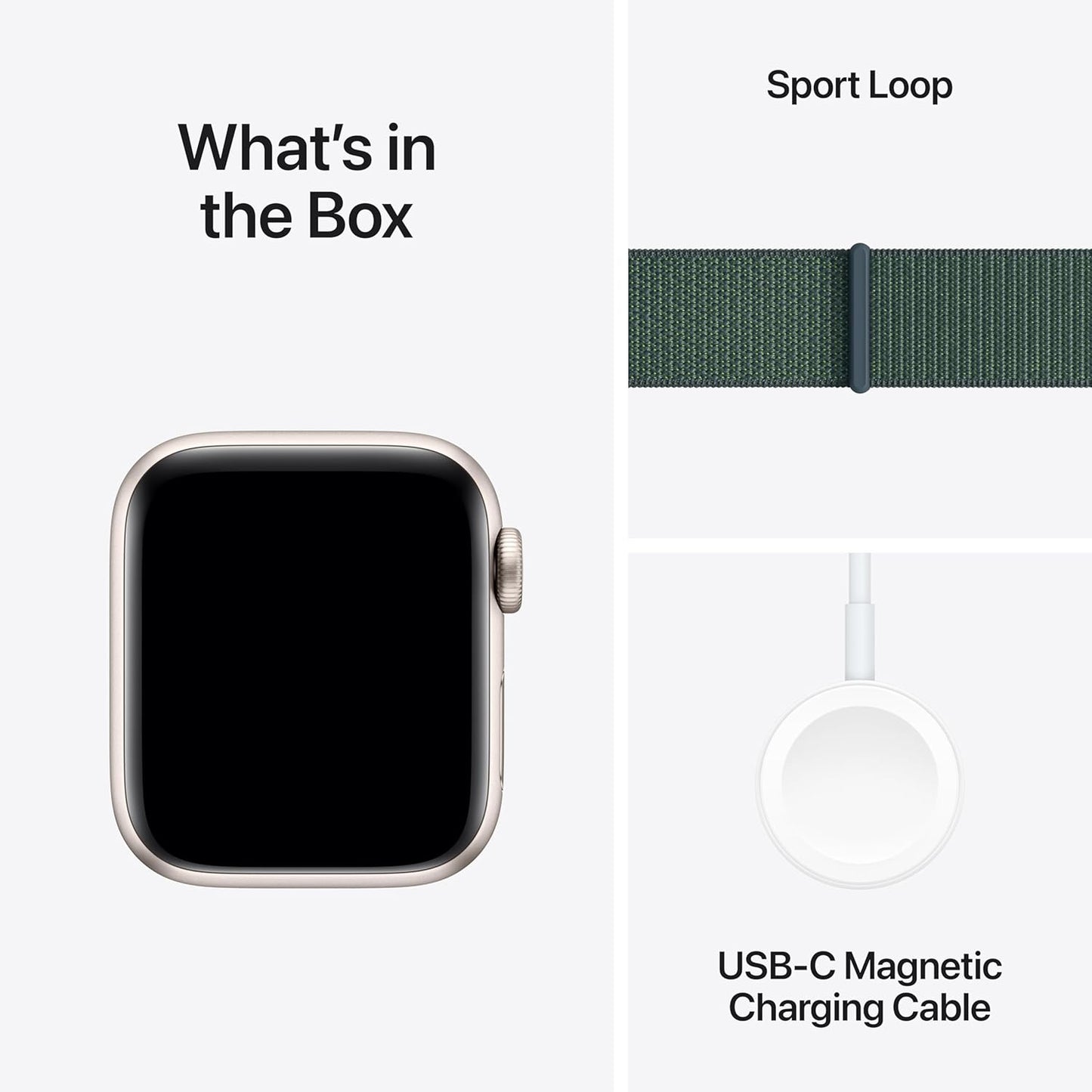 Apple Watch SE (2nd Gen) GPS, 40mm, Starlight Aluminium