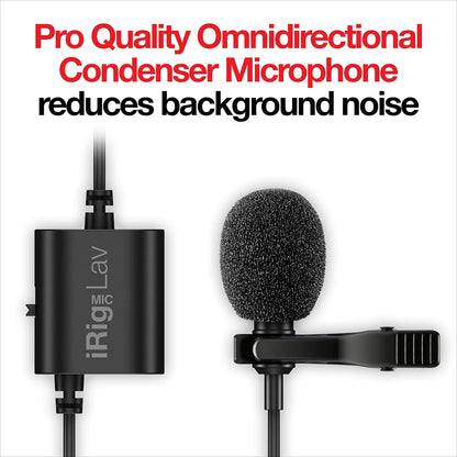 IK Multimedia IP-IRIG-MICLAVDUAL-IN iRig Mic Lav 2-Pack