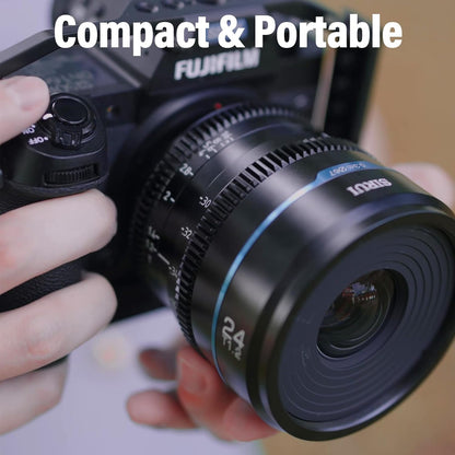 Sirui MS24L-B 24mm T1.2 L Mount Cine Lens