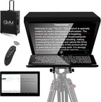 GVM Teleprompters with Carry Case and Tablet Control