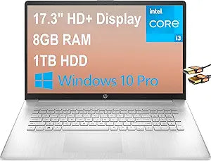 HP 17 Flagship 17.3" i3-1115G4 1TB HDD Business Laptop