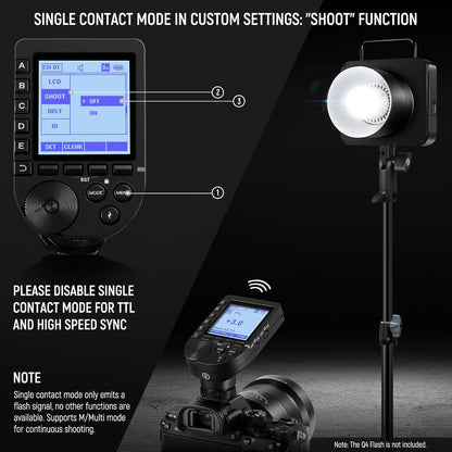 Neewer 10101984 QPRO-S TTL - Wireless Flash Trigger for Sony