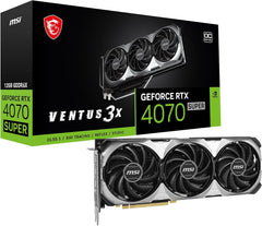MSI GeForce RTX 4070 SUPER 12G VENTUS 3X OC Graphics Card