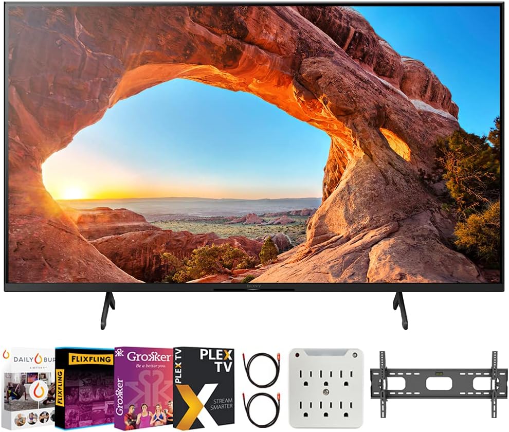 Sony E6SNKD75X85J 75" 4K LED Smart TV Bundle