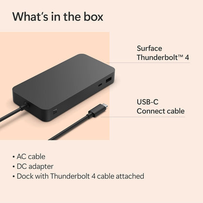 Microsoft T8H-00001 Surface Thunderbolt 4 Docking Station