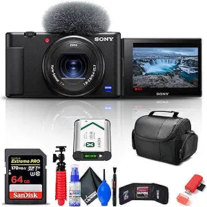 Sony DCZV1/B ZV-1 Digital Camera Bundle