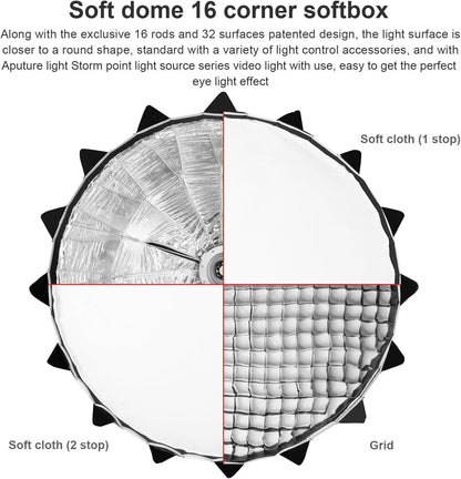 Aputure Light Dome III - 35.1" Quick-Folding Softbox