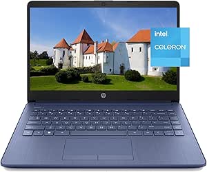 HP HD Laptop N4120 Quad Core 8GB RAM 64GB eMMC