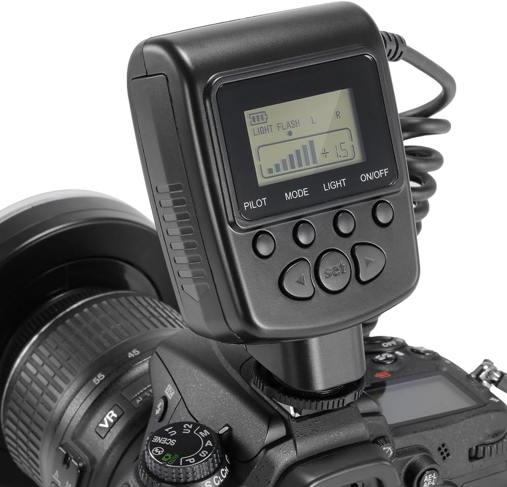 Neewer 10020025 Macro LED Ring Flash DSLR Bundle