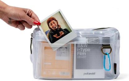 Polaroid 6305 Ripstop Clear Crossbody Essentials Bag
