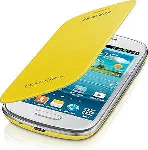 Samsung EFC-1M7FYEGSTD Galaxy S3 Mini Leather Flip Case — main product image