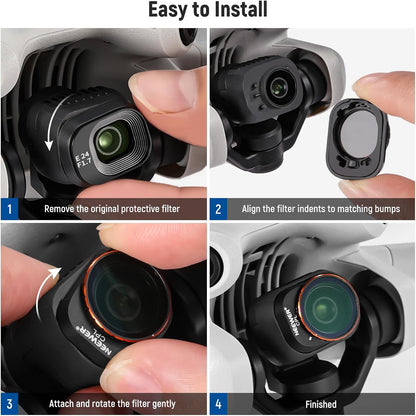 Neewer 10103130 ND & CPL Filter Set for DJI Mini 4 Pro