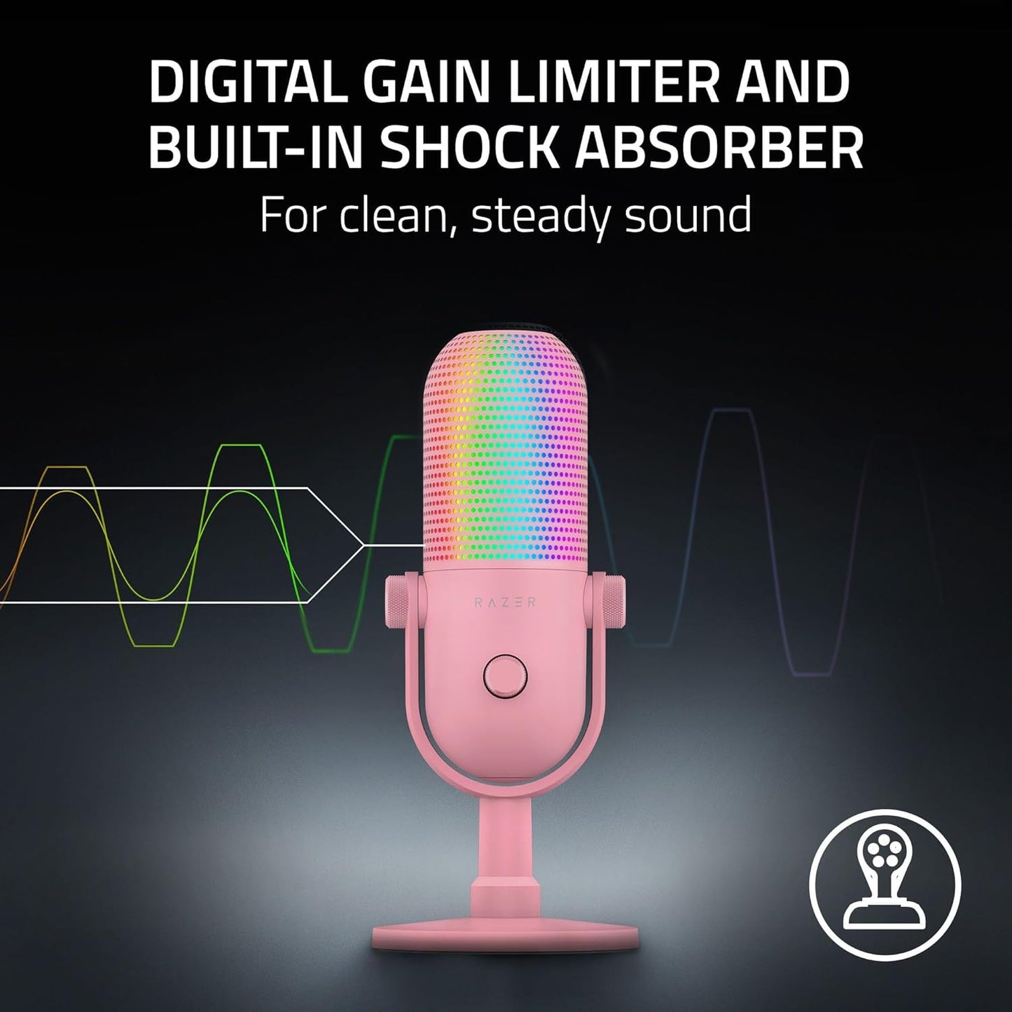 Razer RZ19-05060300-R3U1 Seiren V3 Chroma USB Microphone