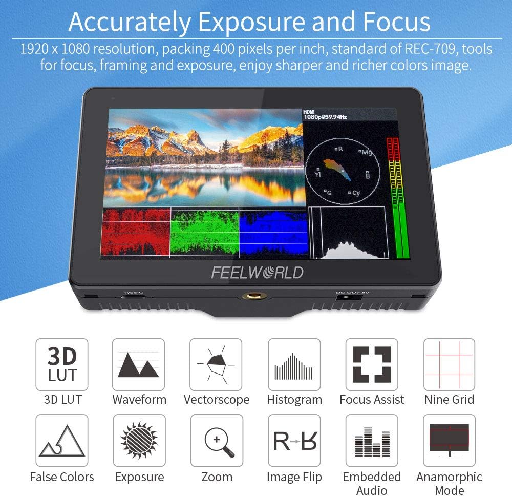 FEELWORLD FT6 FR6 Wireless HDMI Monitor Director Kit