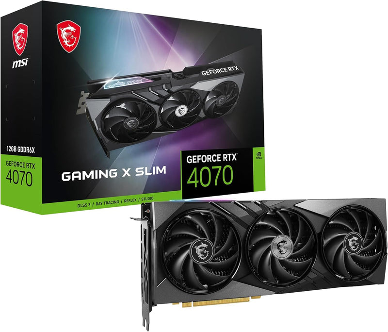 MSI V513-251R GeForce RTX 4070 Gaming X Slim 12GB Graphics Card — main product image