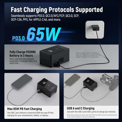 Neewer PS099E Mini V Mount Battery 99Wh 6800mAh