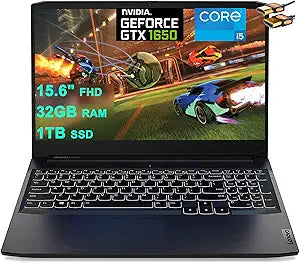 Lenovo IdeaPad Gaming 3i i5 GTX 1650 32GB 1TB SSD Laptop — main product image