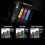 Epson T232120-BCS 232 Claria Standard Capacity Ink Cartridge Combo Pack