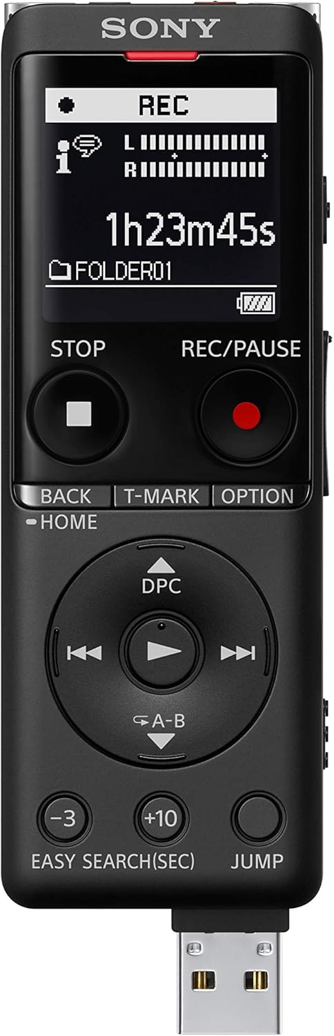 Sony ICDUX570BLK-cr Renewed Digital Voice Recorder