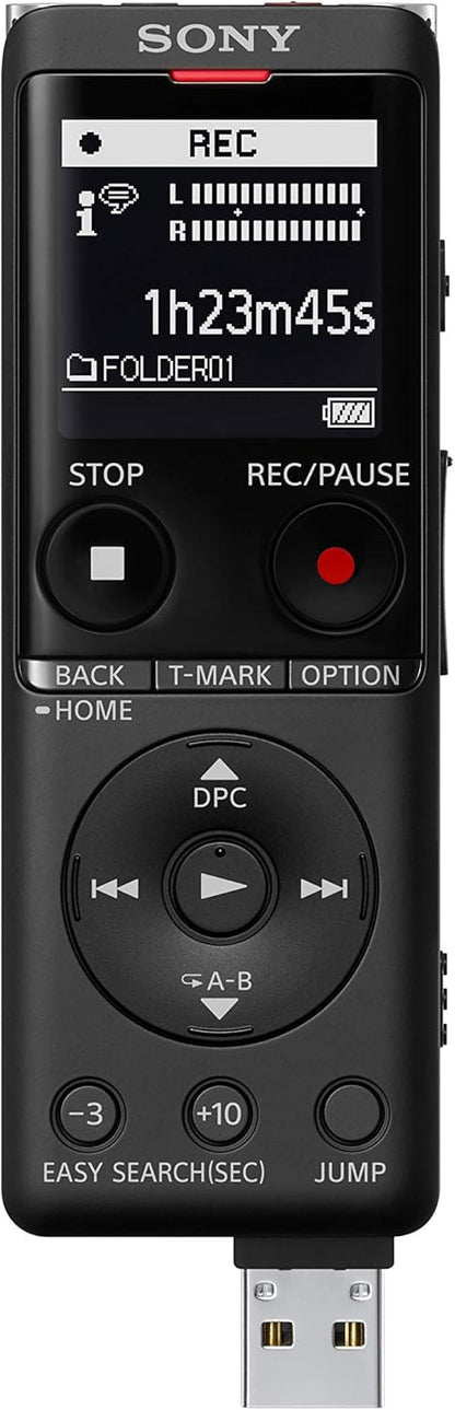 Sony ICDUX570BLK-cr Renewed Digital Voice Recorder