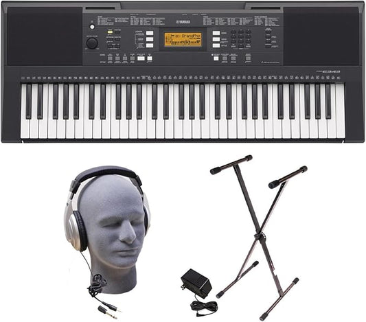 Yamaha PSRE343 Portable Keyboard Pack - Premium Bundle