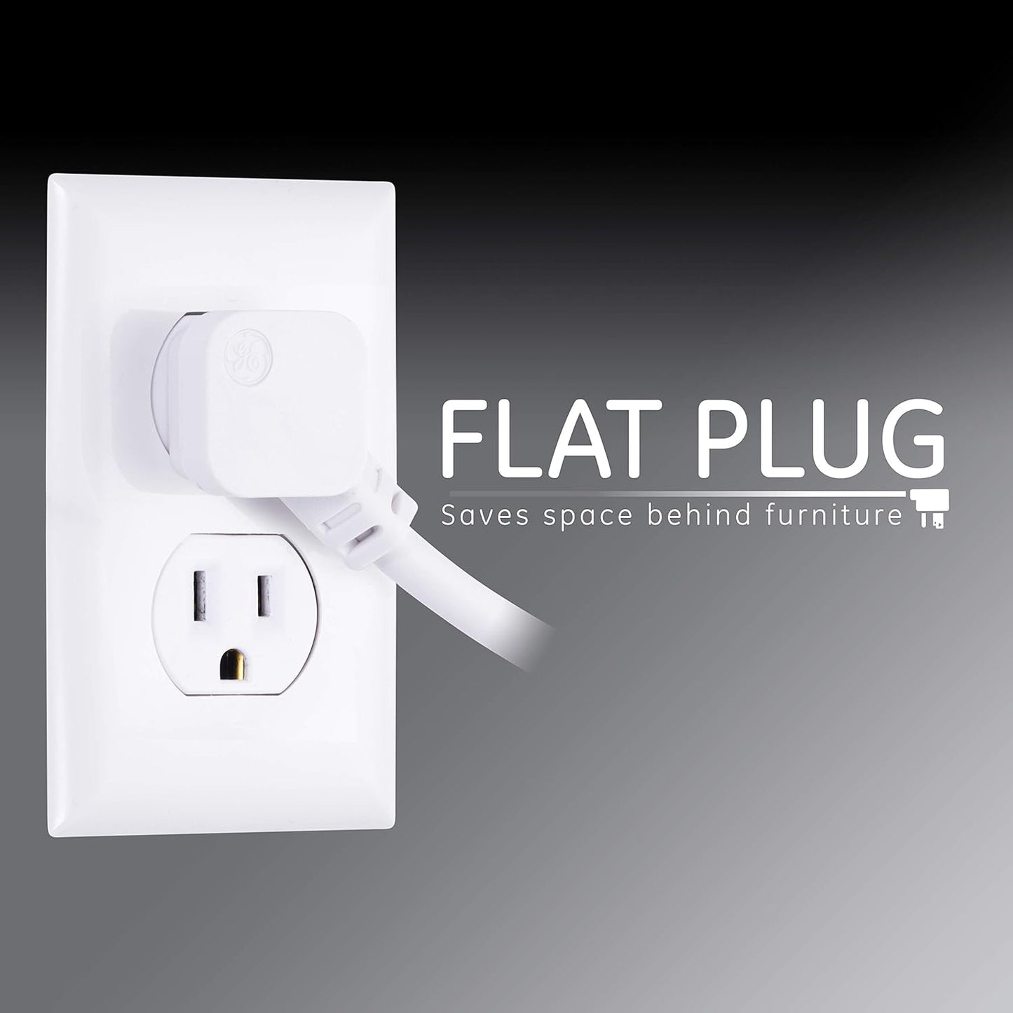 GE 47225 6-Outlet Surge Protector 6ft Cord